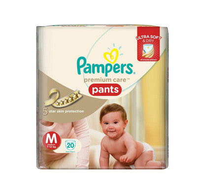 Pampers Premium Care Pants Diapers Size 4 From 9 To 14 Kg - 44 Pieces